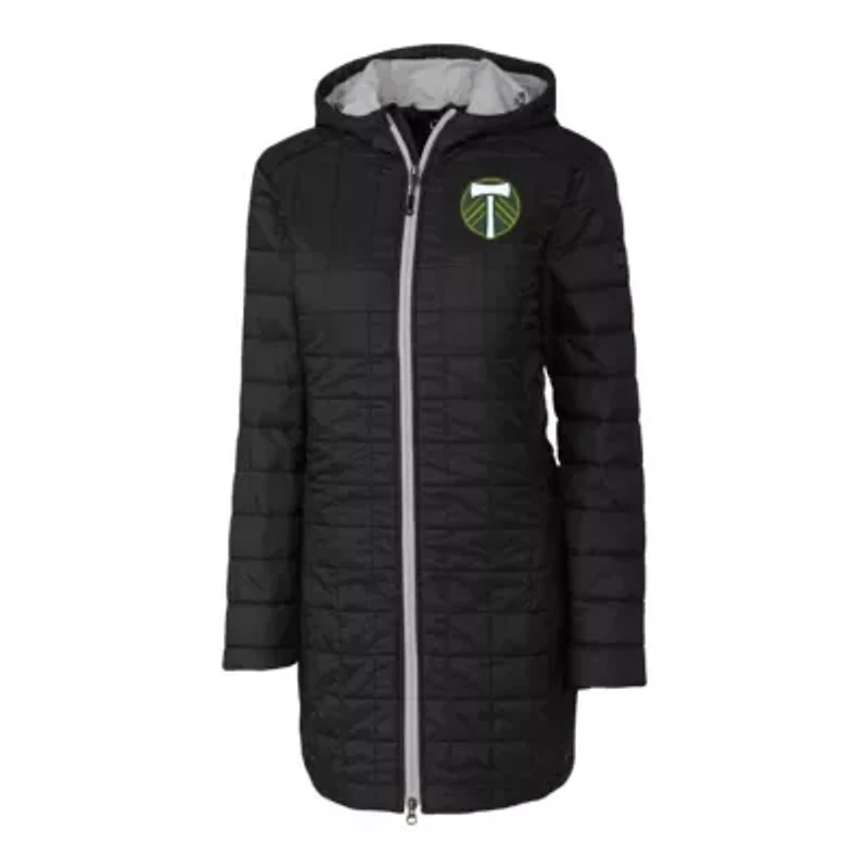 MLS Portland Timbers Rainier PrimaLoft® Eco Insulated Hooded Full-Zip Long Coat