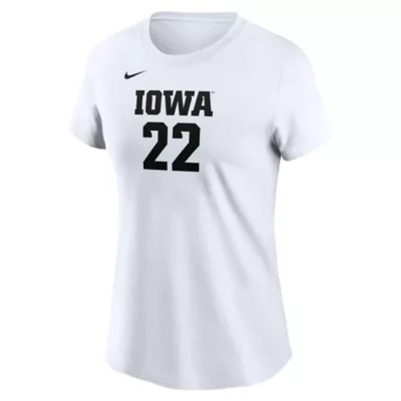 NCAA Nike Caitlin Clark Iowa Hawkeyes Retired Player Name & Number T-Shirt