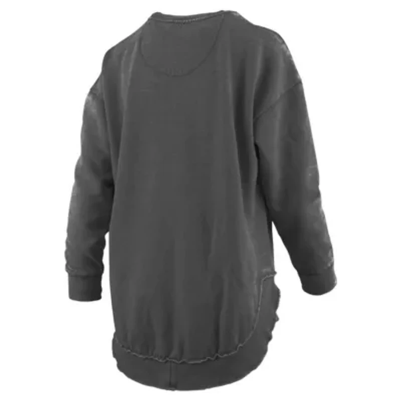 NCAA Tennessee Volunteers Melange Poncho Vintage Fleece Long Sleeve Pullover Sweatshirt