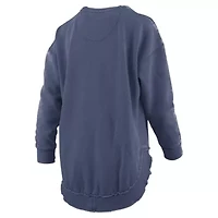 NCAA Arizona Wildcats Melange Poncho Vintage Fleece Long Sleeve Pullover Sweatshirt