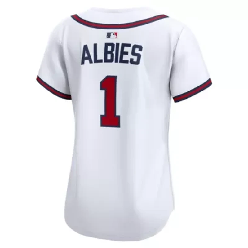 MLB Nike Ozzie Albies Atlanta Braves Home Limited Player Jersey