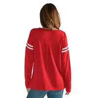 MLB Philadelphia Phillies Free Agent Distressed Long Sleeve Scoop Neck T-Shirt