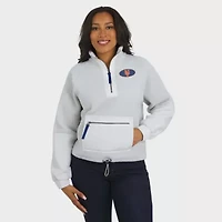 MLB New York Mets Polar Fleece Quarter-Zip Jacket