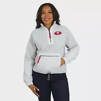MLB Philadelphia Phillies Polar Fleece Quarter-Zip Jacket
