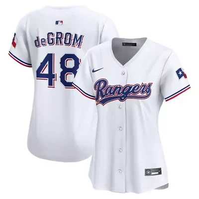 MLB Nike Jacob deGrom Texas Rangers Home Limited Player Jersey