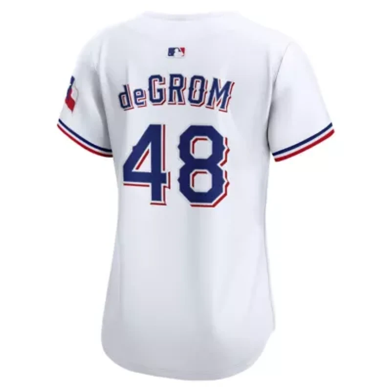 MLB Nike Jacob deGrom Texas Rangers Home Limited Player Jersey