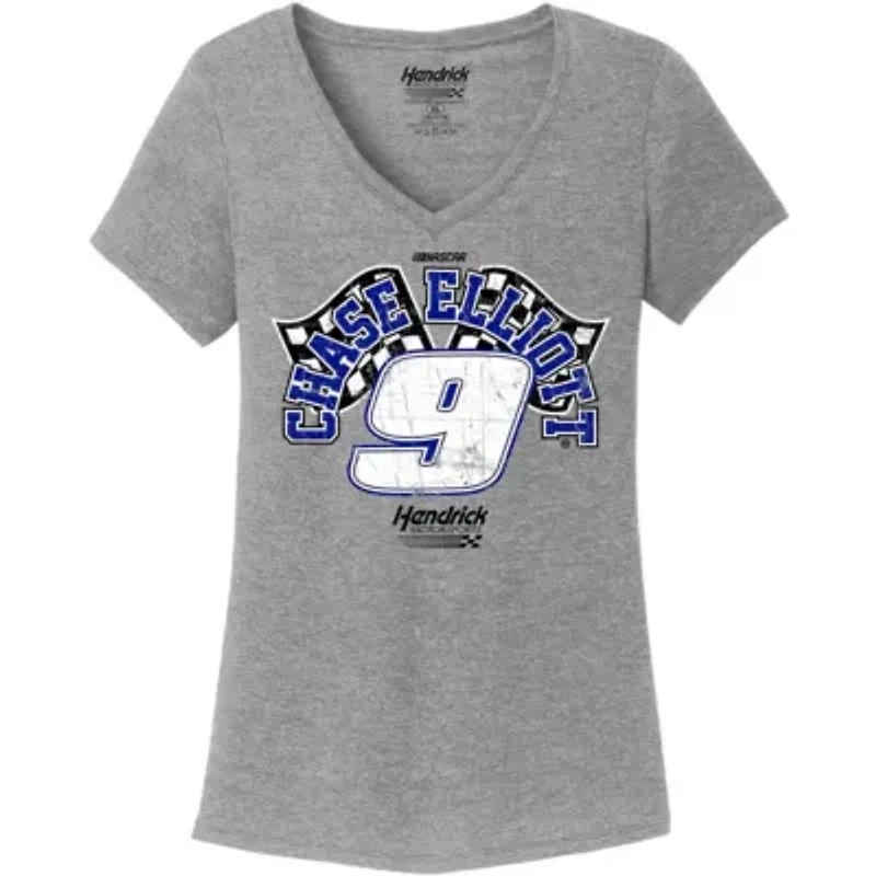 NASCAR Chase Elliott Name & Number V-Neck T-Shirt