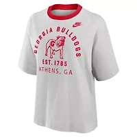 NCAA Nike Georgia Bulldogs Legacy Arch Script Boxy T-Shirt