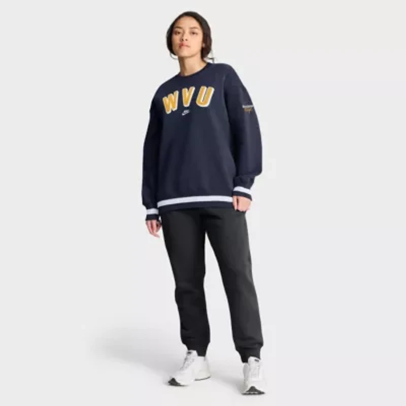 NCAA Nike West Virginia Mountaineers Oversized Legacy Phoenix Sweatshirt