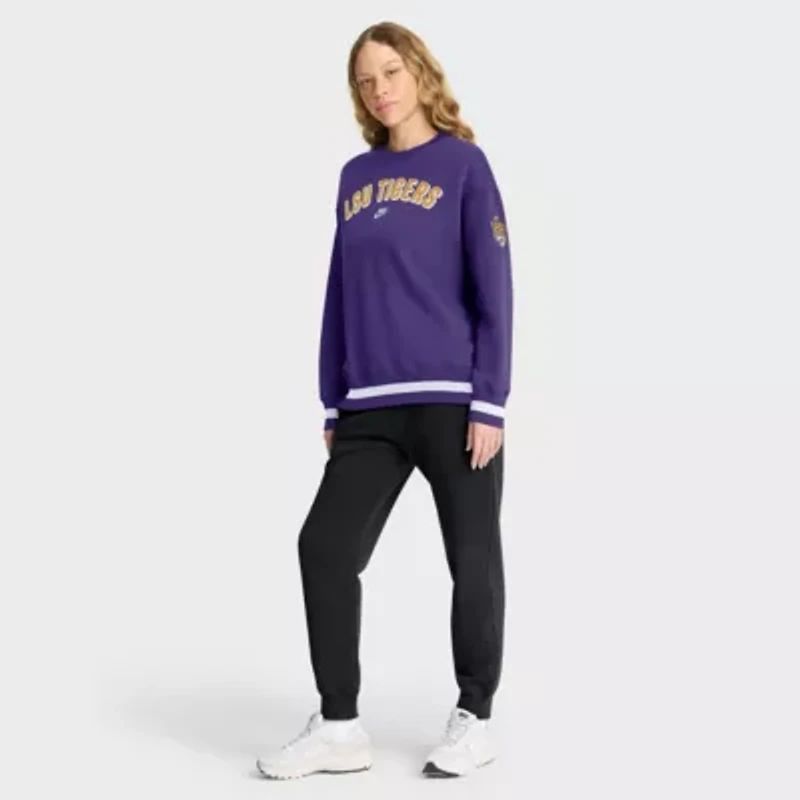 NCAA Nike LSU Tigers Oversized Legacy Phoenix Sweatshirt