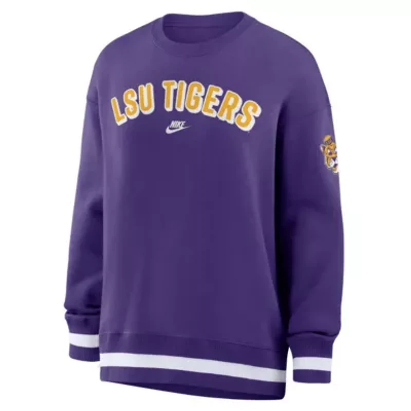 NCAA Nike LSU Tigers Oversized Legacy Phoenix Sweatshirt