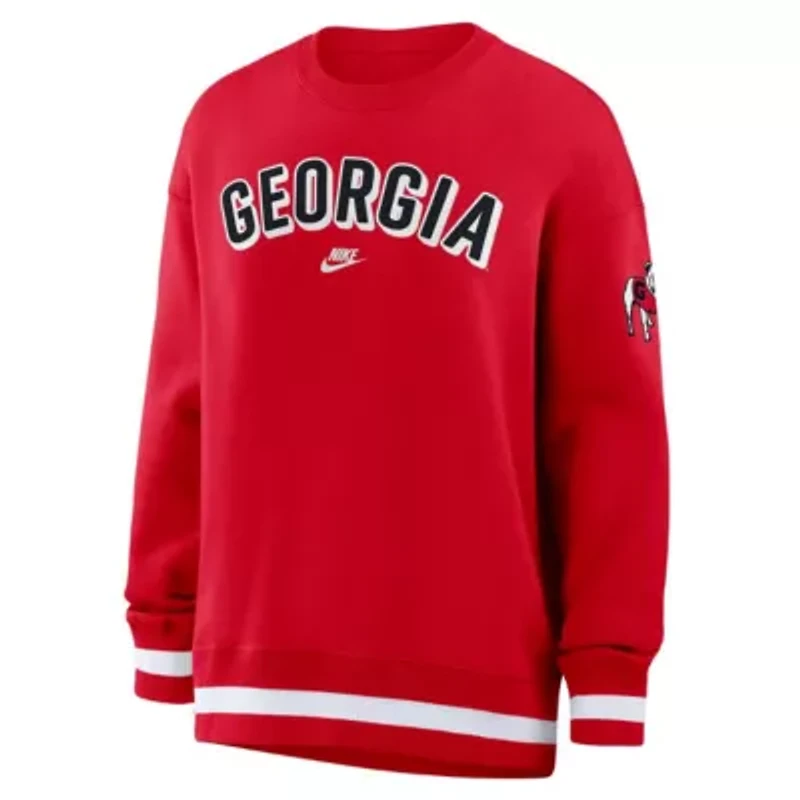 NCAA Nike Georgia Bulldogs Oversized Legacy Phoenix Sweatshirt