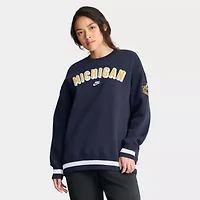 NCAA Nike Michigan Wolverines Oversized Legacy Phoenix Sweatshirt