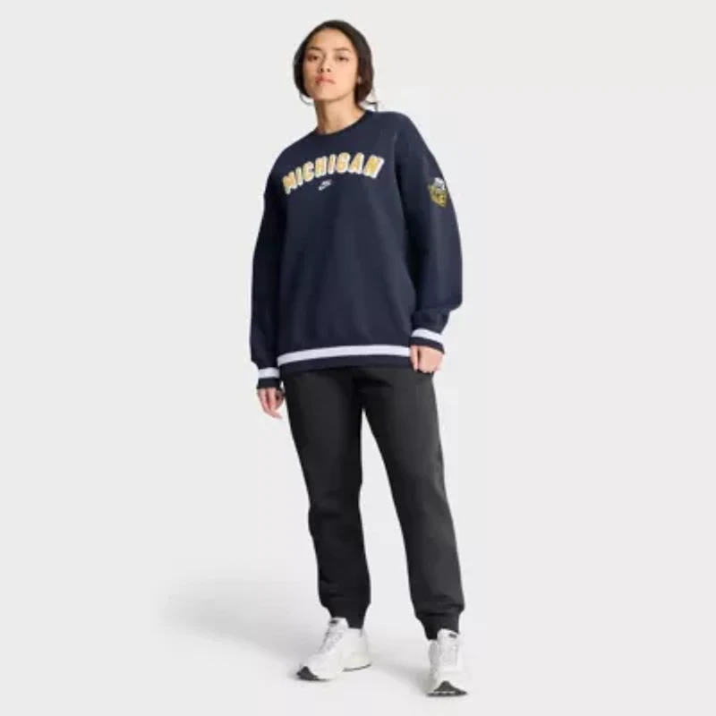 NCAA Nike Michigan Wolverines Oversized Legacy Phoenix Sweatshirt