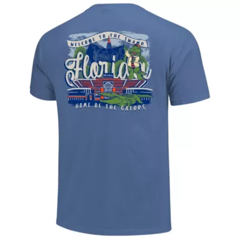 NCAA Florida Gators Campus Scene Drawing Script T-Shirt