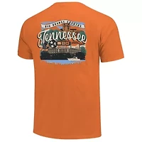NCAA Tennessee Volunteers Campus Scene Drawing Script T-Shirt