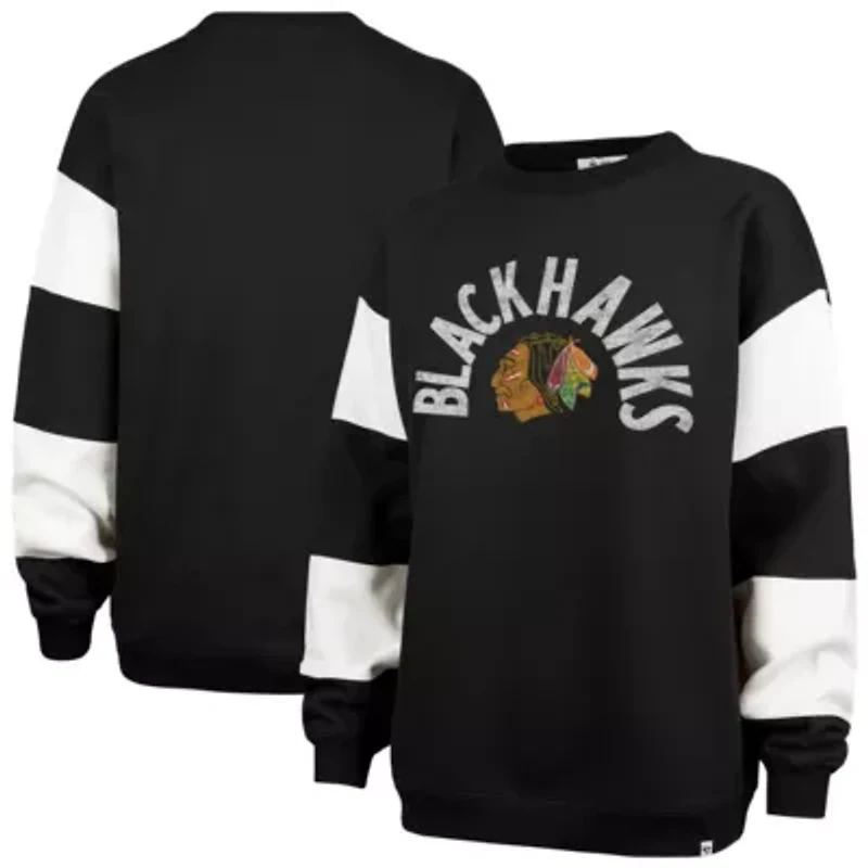 NHL Chicago Blackhawks Eephus Barred Pullover Sweatshirt