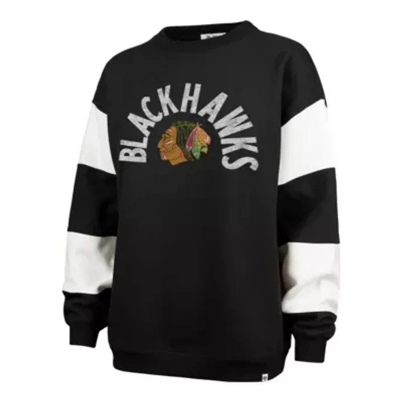 NHL Chicago Blackhawks Eephus Barred Pullover Sweatshirt