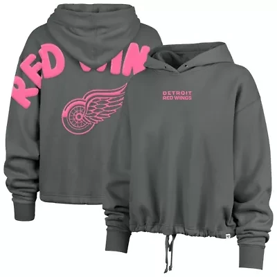 NHL Detroit Wings Bright Side Venice Cropped Pullover Hoodie