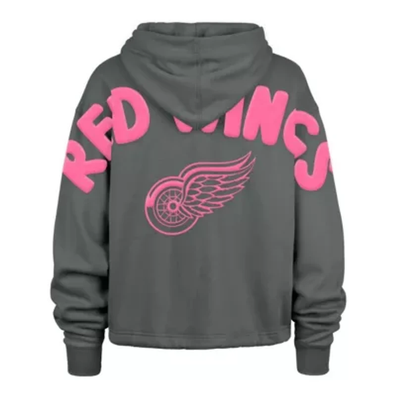 NHL Detroit Wings Bright Side Venice Cropped Pullover Hoodie