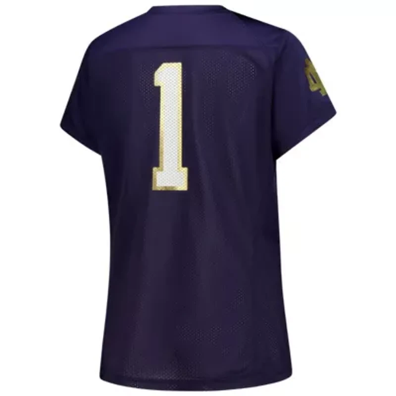 NCAA Under Armour Notre Dame Fighting Irish #1 Replica Football Jersey