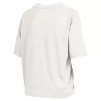 Alabama Crimson Tide NCAA Nelson Arch Over Logo Waist Length Oversized Slub T-Shirt