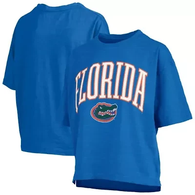 NCAA Florida Gators Nelson Arch Over Logo Waist Length Oversized Slub T-Shirt