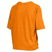 NCAA Tennessee Volunteers Nelson Arch Over Logo Waist Length Oversized Slub T-Shirt
