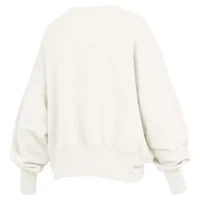 Navy Midshipmen NCAA Oversized Chelsea Waist Length Pullover Sweatshirt