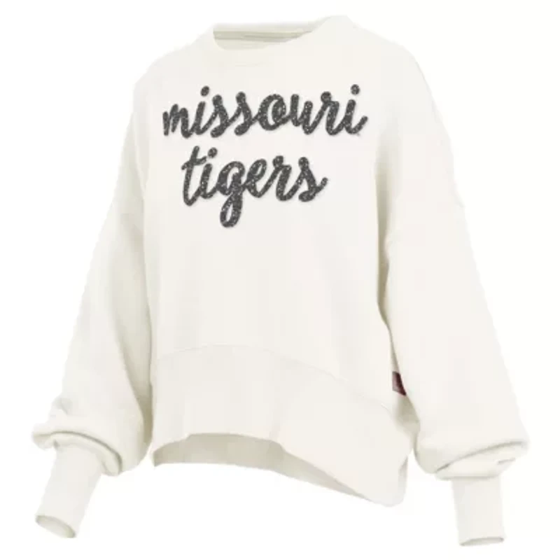 NCAA Missouri Tigers Oversized Chelsea Waist Length Pullover Sweatshirt