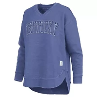 NCAA Kentucky Wildcats Westin Poncho V-Neck Pullover Sweatshirt