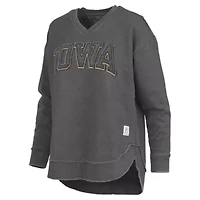 NCAA Iowa Hawkeyes Westin Poncho V-Neck Pullover Sweatshirt