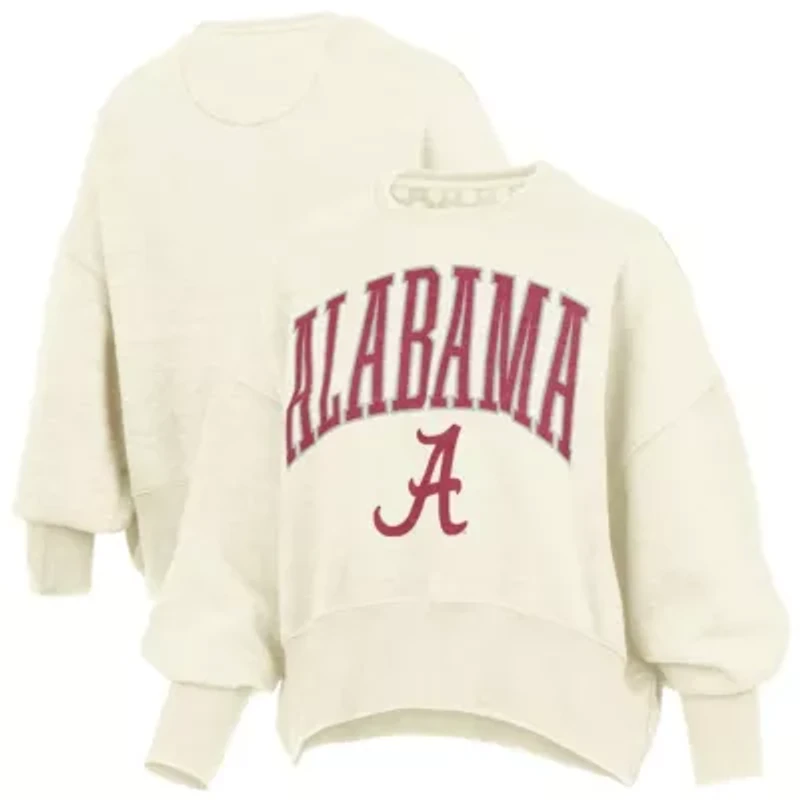 Alabama Crimson Tide NCAA Oversized Waist-Length Crewneck Sweatshirt