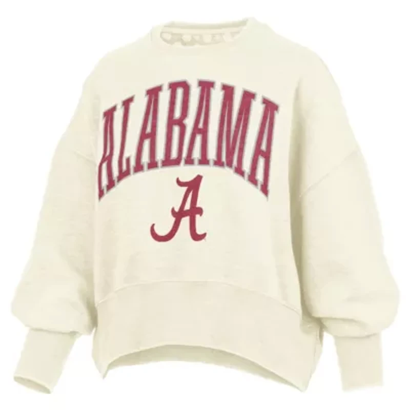 Alabama Crimson Tide NCAA Oversized Waist-Length Crewneck Sweatshirt