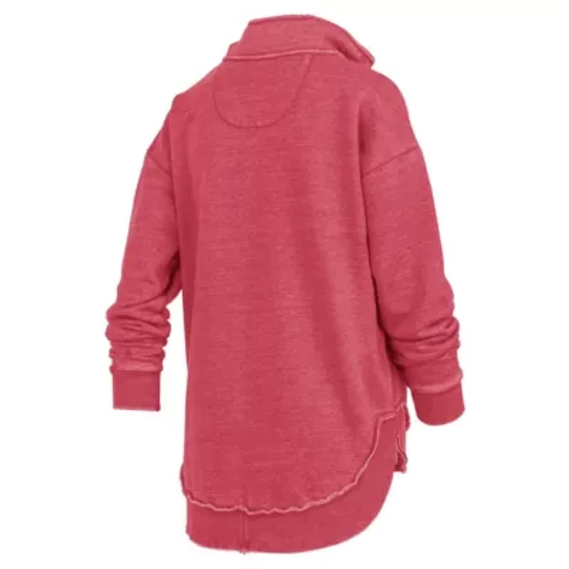 NCAA Wisconsin Badgers Northfork Sojourn Poncho Quarter-Zip Sweatshirt