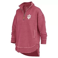 NCAA Indiana Hoosiers Northfork Sojourn Poncho Quarter-Zip Sweatshirt