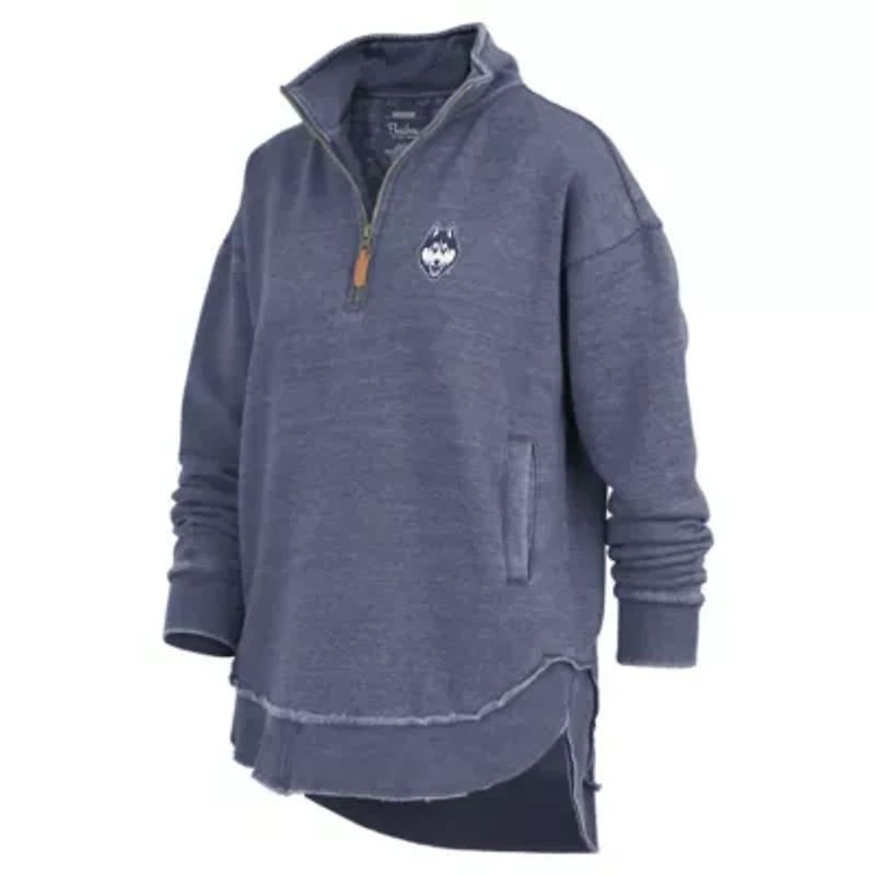 Connecticut Huskies NCAA UConn Northfork Sojourn Poncho Quarter-Zip Sweatshirt