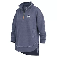 Connecticut Huskies NCAA UConn Northfork Sojourn Poncho Quarter-Zip Sweatshirt