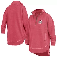 NCAA Ohio State Buckeyes Northfork Sojourn Poncho Quarter-Zip Sweatshirt