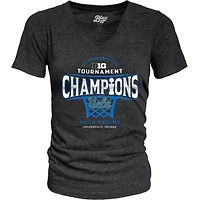NCAA UCLA Bruins 2025 Big Ten Basketball Conference Tournament s Locker Room Tri-Blend V-Neck T-Shirt