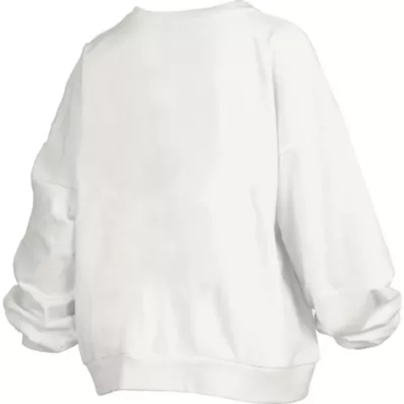 NCAA Florida Gators 2025 Basketball National s Trilogy Janice Oversized Fleece Pullover Sweatshirt