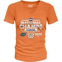 NCAA Florida Gators 2025 Basketball National s Bracket Tri-Blend V-Neck T-Shirt
