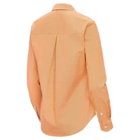 NCAA Tennessee Volunteers Porter Woven Tri-Blend Long Sleeve Button-Up Shirt