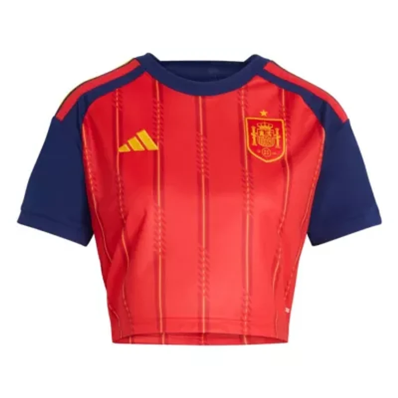 Soccer National Teams Spain Team FIFA x World Cup 2026 Home Cropped Replica Jersey