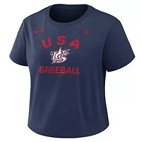 World Baseball Nike USA 2026 Classic Mod Cropped T-Shirt