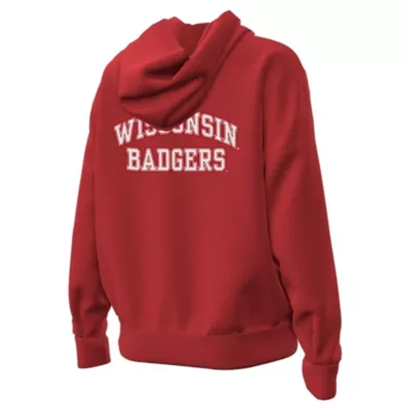 NCAA Under Armour Wisconsin Badgers Throwback Hoodie