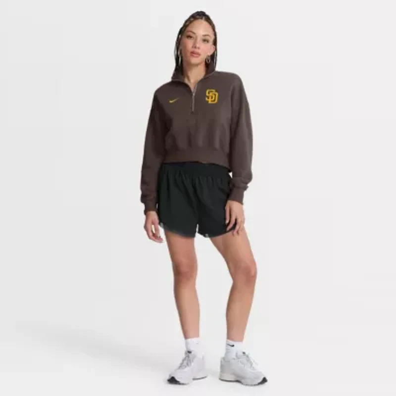 MLB Nike San Diego Padres Primetime Phoenix Fleece Half-Zip Sweatshirt