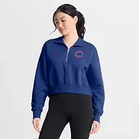 MLB Nike Chicago Cubs Primetime Phoenix Fleece Half-Zip Sweatshirt