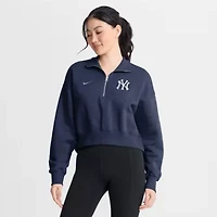 MLB Nike New York Yankees Primetime Phoenix Fleece Half-Zip Sweatshirt