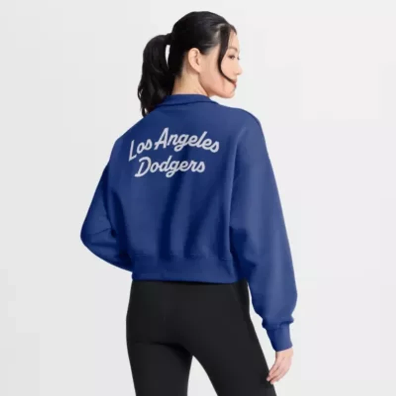 MLB Nike Los Angeles Dodgers Primetime Phoenix Fleece Half-Zip Sweatshirt